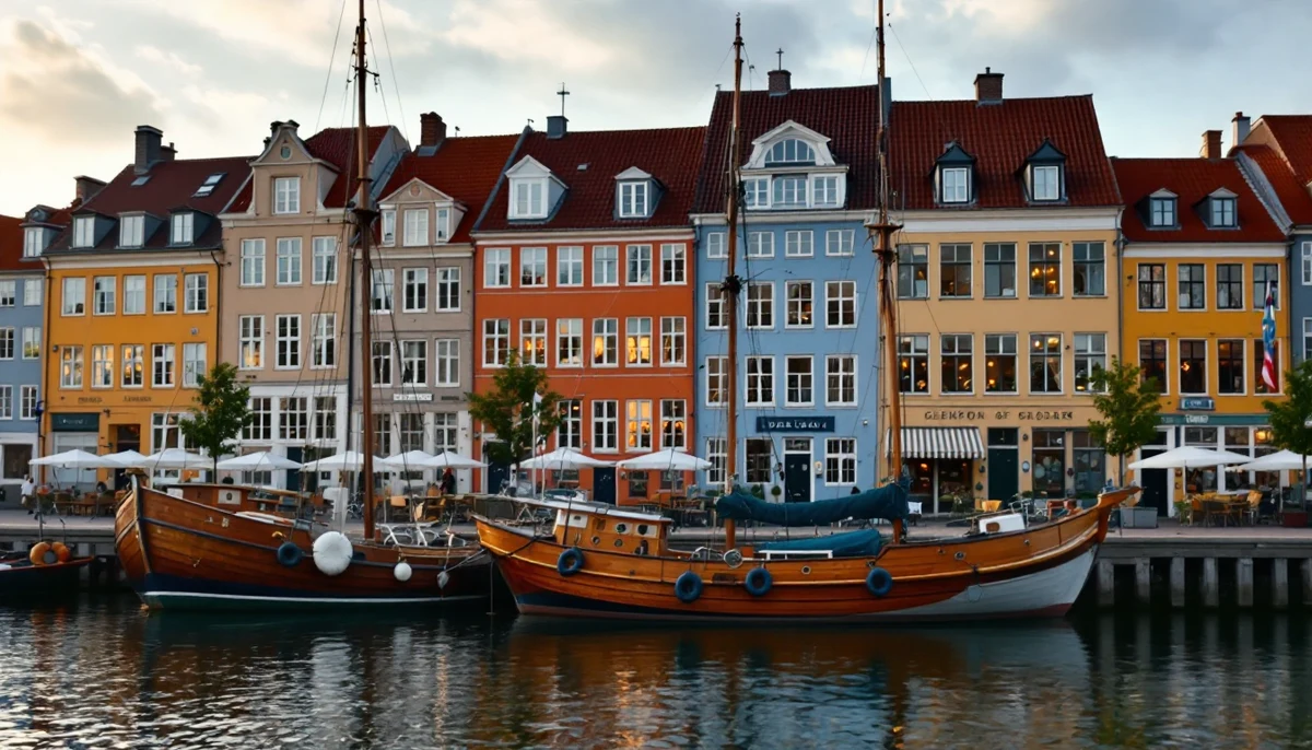 Architectural cityscape of Denmark.
