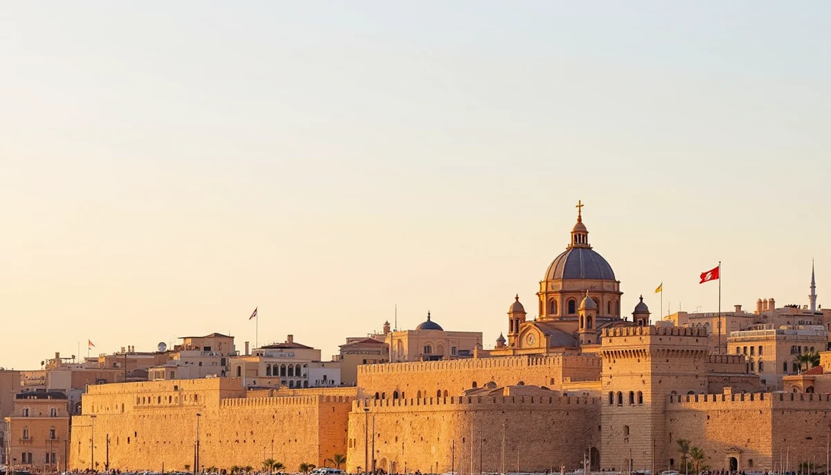 Architectural cityscape of Malta.