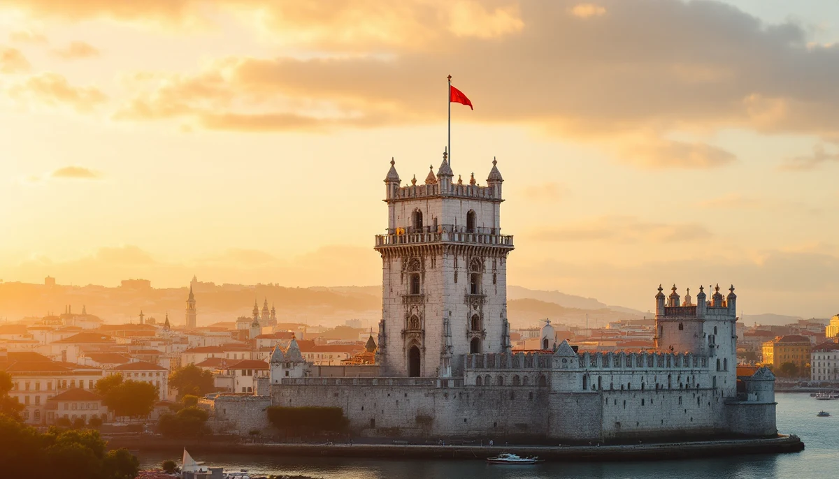 Architectural cityscape of Portugal.