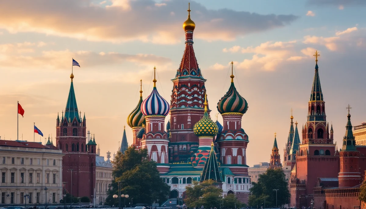 Architectural cityscape of Russia.