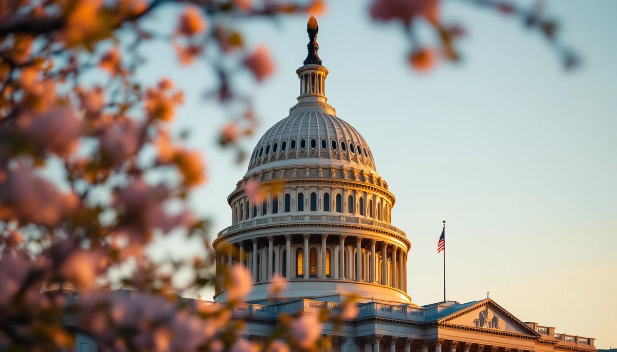 The US Capitol Building dome at golden hour — institutional anchor for Section 508 federal-procurement reporting.